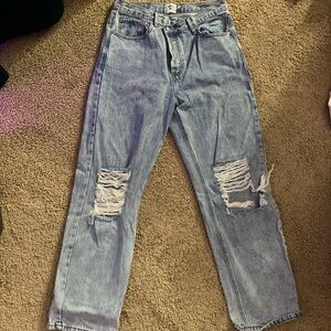 princess polly baggy ripped jeans